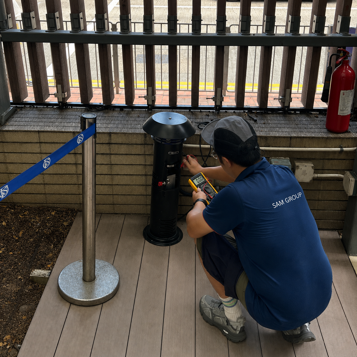 現場檢查與保養支援